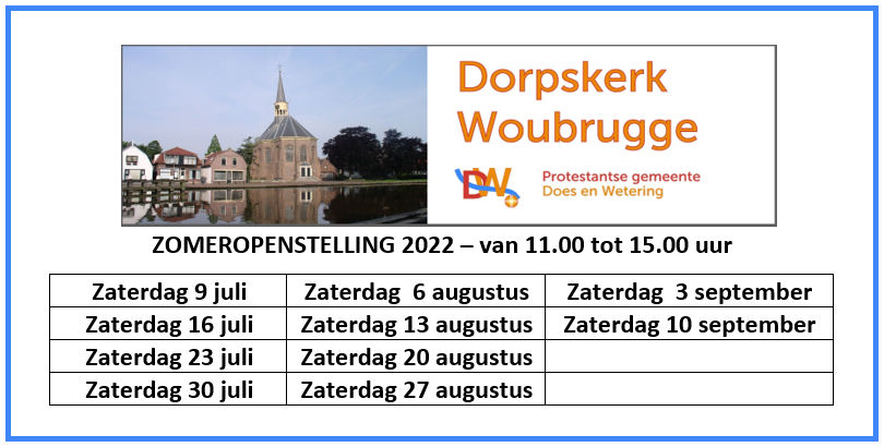 zomeropenstelling 2022 met rand